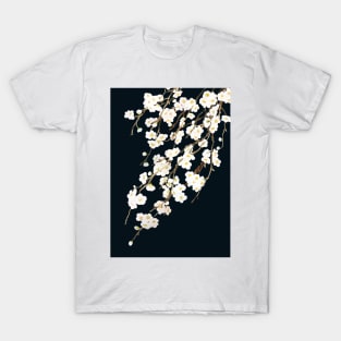 blossom in black background T-Shirt